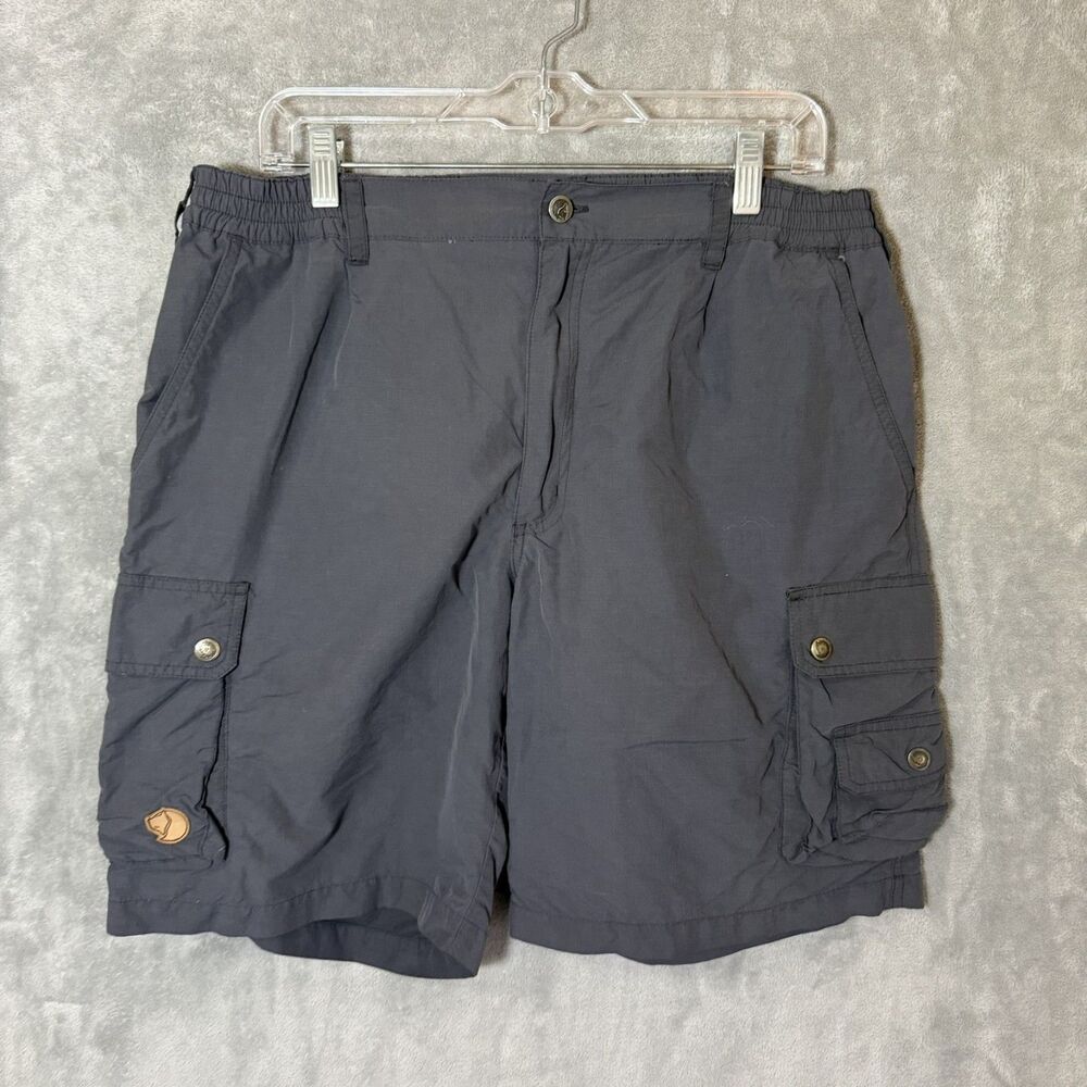 Fjällräven Men's Gray Sambava MT Cargo Shorts Size 52 Outdoor Hiking READ